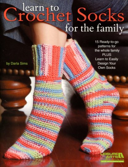 Learn to Crochet Socks for the Family 