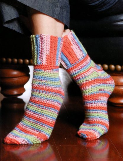 Learn to Crochet Socks for the Family  - Image 14