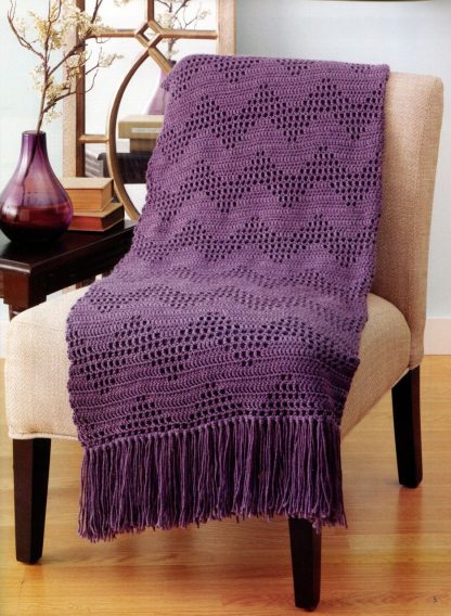 Filet Afghans to Crochet - Published by Leisure Arts - Image 3