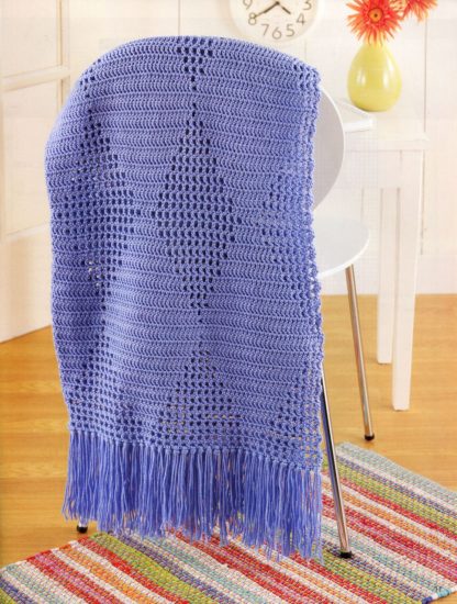 Filet Afghans to Crochet - Published by Leisure Arts - Image 5