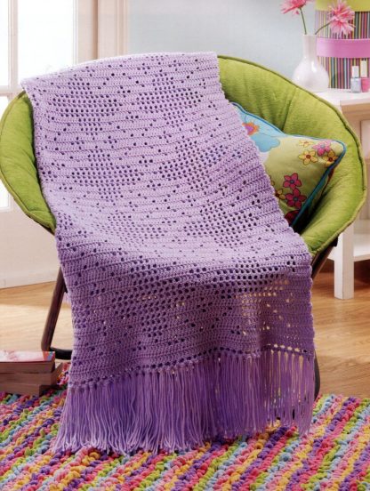 Filet Afghans to Crochet - Published by Leisure Arts - Image 6