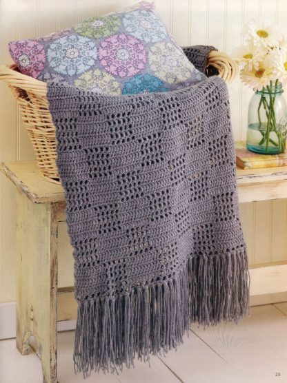 Filet Afghans to Crochet - Published by Leisure Arts - Image 8