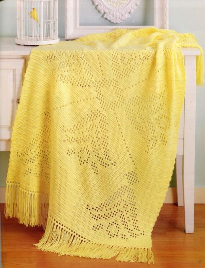 Filet Afghans to Crochet - Published by Leisure Arts - Image 9