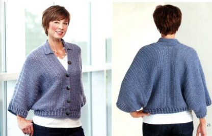 The Cuffed Shawl - Published by Leisure Arts - Image 9