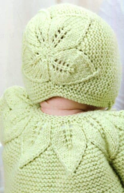 Knit Lace and Leaves for Baby - Image 8