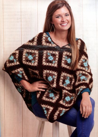 BOHO Chic Crochet Ponchos - Image 7