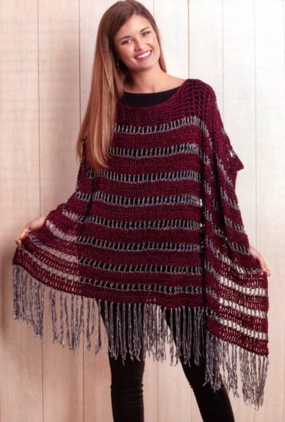 BOHO Chic Crochet Ponchos - Image 9