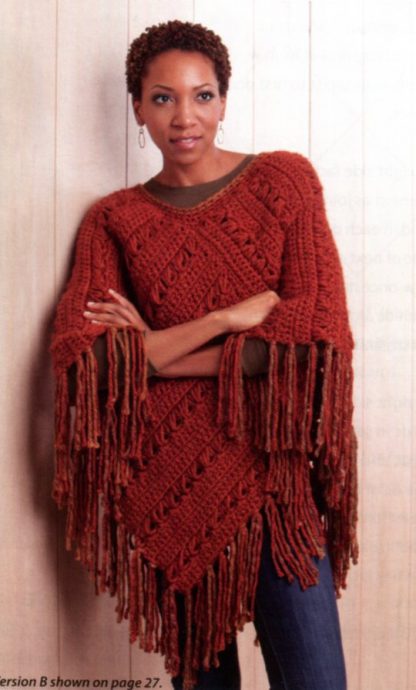 BOHO Chic Crochet Ponchos - Image 2