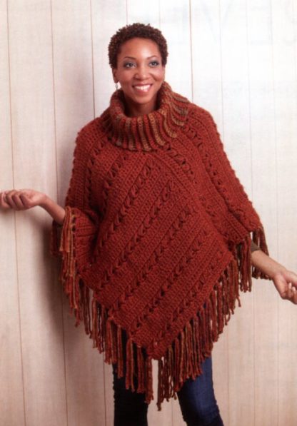 BOHO Chic Crochet Ponchos - Image 3