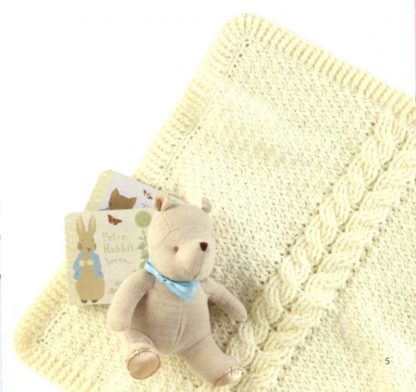 Cabled Baby Blankets - Image 2