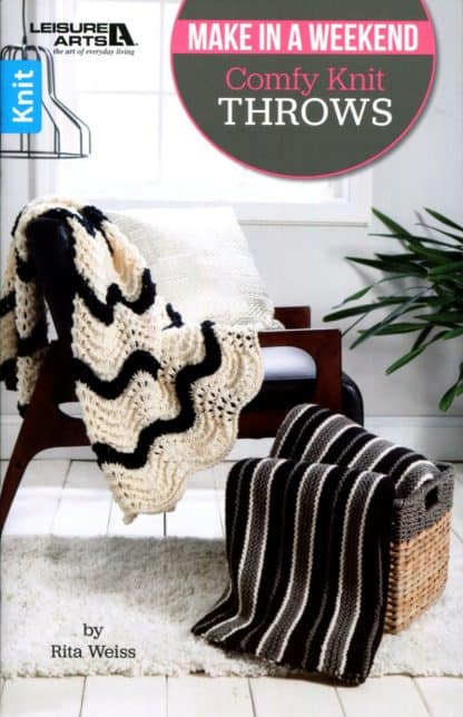 Comfy Knit Throws, Make in a Weekend