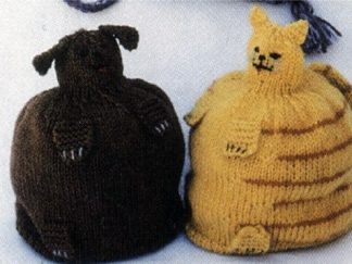 Kitty and Puppy Hats - - Knit ePattern 