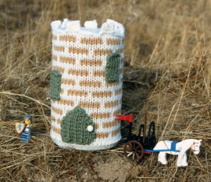 Oatmeal Box Castle Toy - - Knit ePattern 