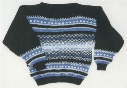 Child's Drop Shoulder Sweater - - Knit ePattern 