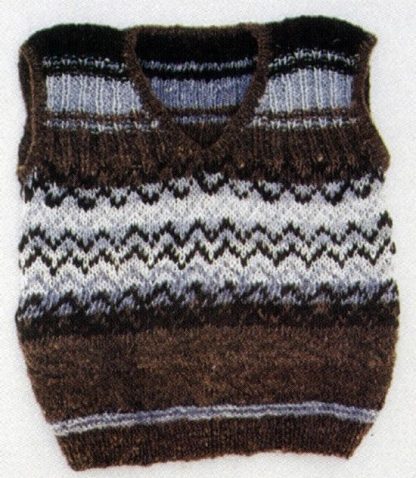 Wool Alpaca Vest - - Knit ePattern  - Image 2