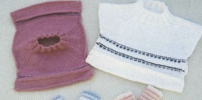 Slip Over Baby Bib - - Knit ePattern 