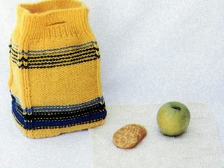 Lunch Bag and Lunch Size Placemat -- Knit ePattern 
