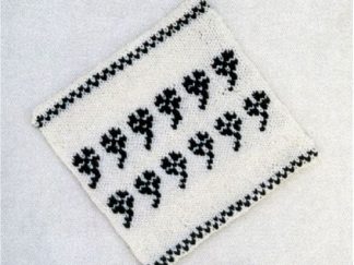 Swaying Shamrocks Potholder - - Knit ePattern 