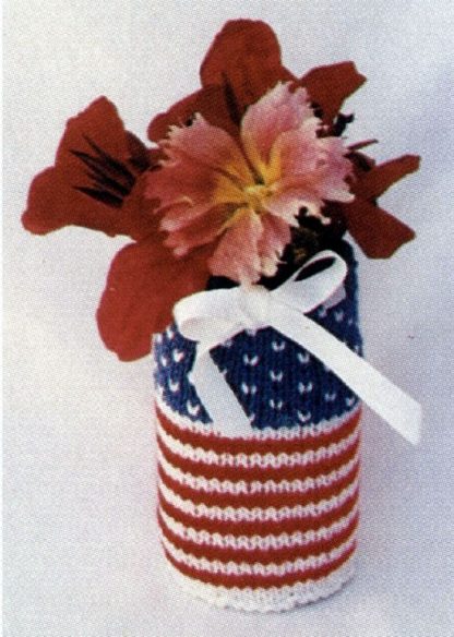 Fourth of July Vase - - Knit ePattern 