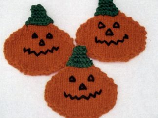 Pumpkin Coasters - - Knit ePattern 