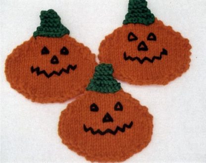 Pumpkin Coasters - - Knit ePattern 