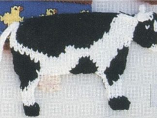 Knit Cow Baby Bottle Holder - - Knit ePattern 