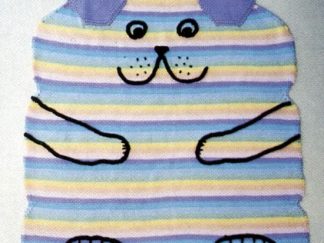 Teddy Bear Baby Blanket - - Knit ePattern 