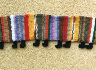Caterpillar Neck Scarf - - Knit ePattern 