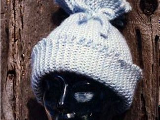 Easy Scalloped Edge Hat - - Knit ePattern 