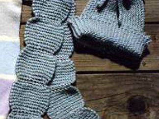 Scalloped Accent Scarf - - Knit ePattern 