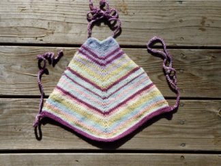 Girl's Halter Top - - Knit ePattern 