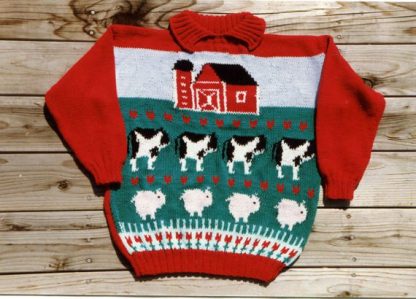 Country Farm Sweater - - Knit ePattern  - Image 2