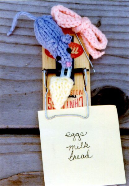 MouseTrap Note Holder - - Knit ePattern 