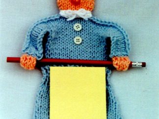 Grandma Note Holder - - Knit ePattern 