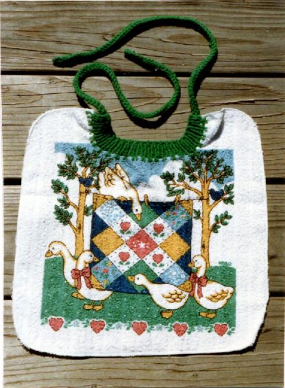 Terry Wash Cloth Baby Bibs - - Knit ePattern 