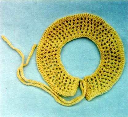 Ladies Reversible Lacy Collar - - Knit ePattern 