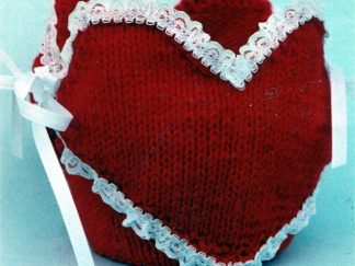Heart Candy Dish/Planter - - Knit ePattern 