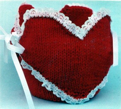 Heart Candy Dish/Planter - - Knit ePattern 