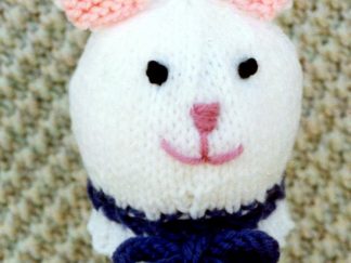 Easter Bunny Jar Topper - - Knit ePattern 