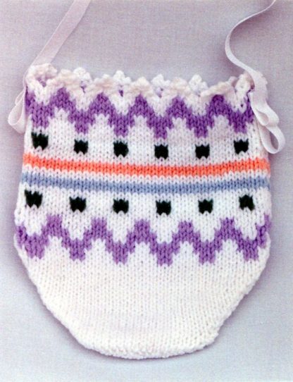 Easter "Egg" Basket - - Knit ePattern 