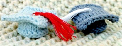 Mini Graduation Hats - - Knit ePattern 