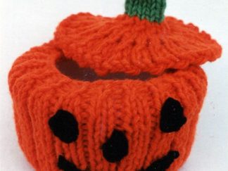 Pumpkin Treat Dish - - Knit ePattern 
