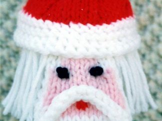 Santa Jar Topper - - Knit ePattern 