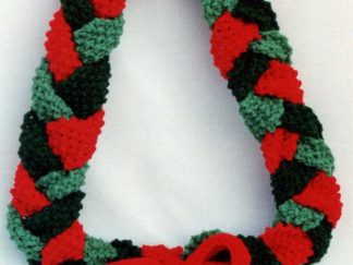 Braided Knit Tree Wreath - - Knit ePattern 