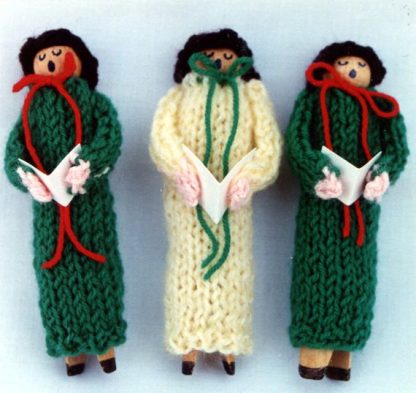 Clothespin Choir People - - Knit ePattern 