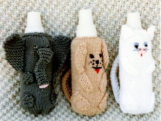 Baby Bottle Covers With A Handle - - Knit ePattern 