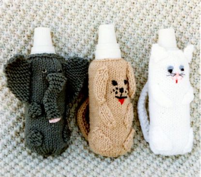 Baby Bottle Covers With A Handle - - Knit ePattern 