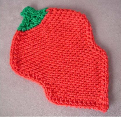 Hot Chili Pepper Potholder - - Knit ePattern 
