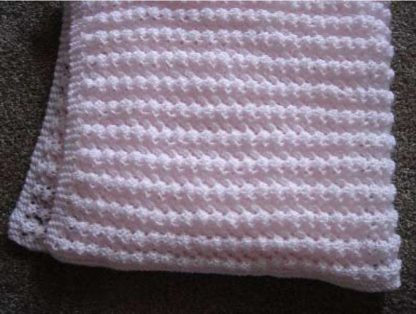 Delicate Lacey Baby Afghan - - Knit ePattern 