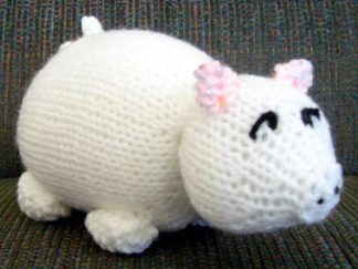 Albino Pig Toy - - Knit ePattern 